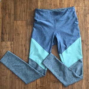 Outdoor Voices tri-tone leggings